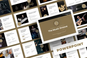 The Music Groove - Powerpoint Template