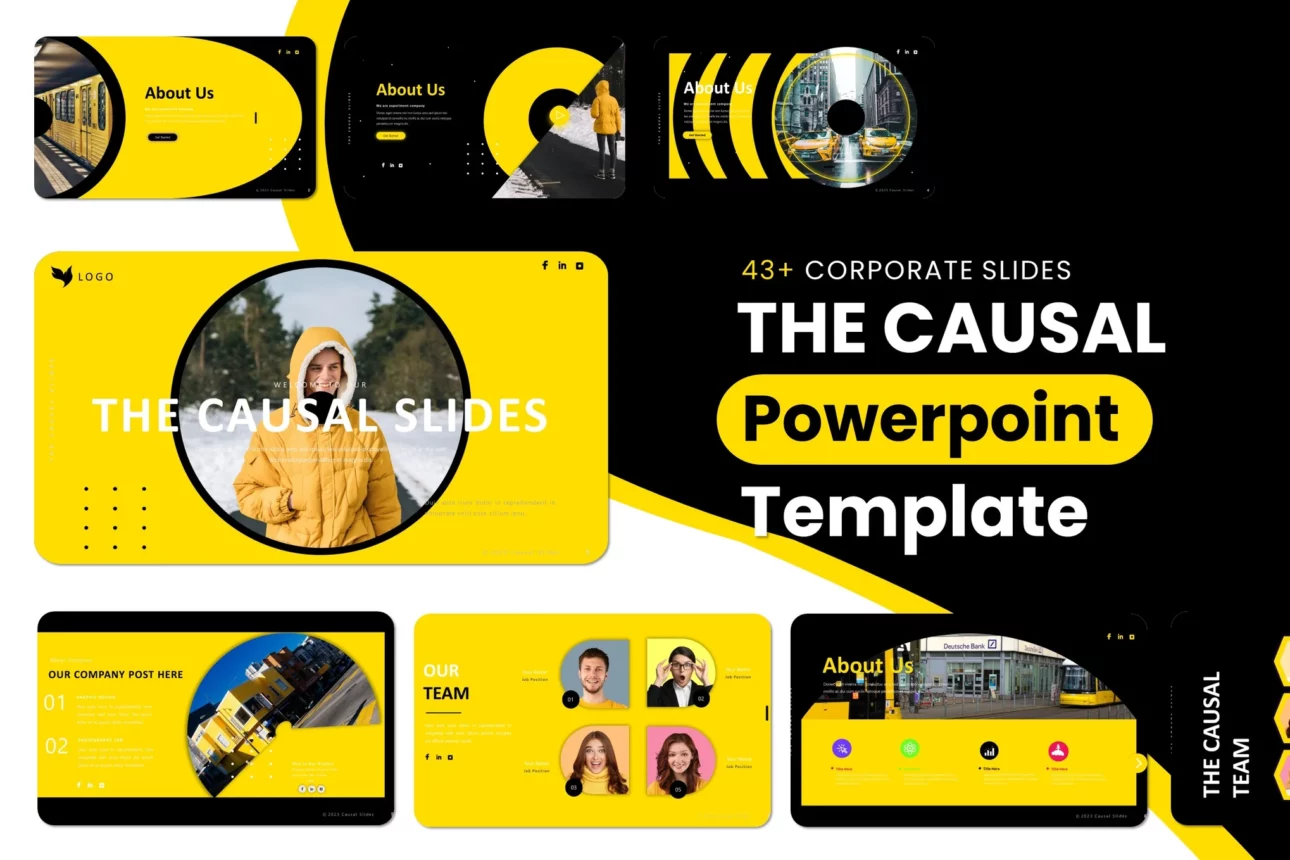The Causal Slides Powerpoint Presentation Template