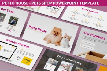 Petto House - Pet Shop Powerpoint Template