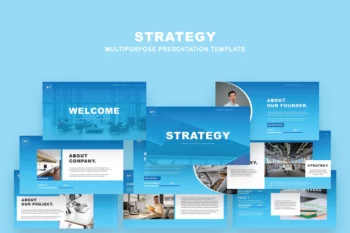 249 Strategy Powerpoint Template