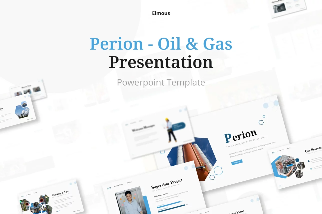 Perion Gas & Oil Powerpoint Presentation Template