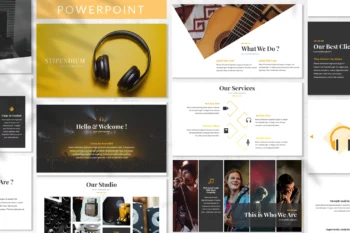 Stipendium - Music Powerpoint Template