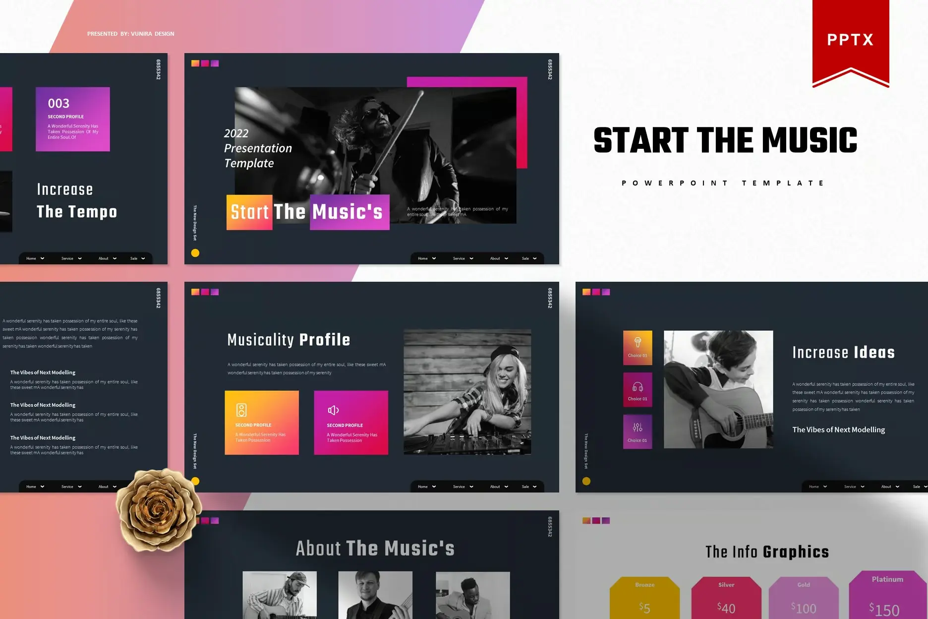 Start The Music | Powerpoint Template