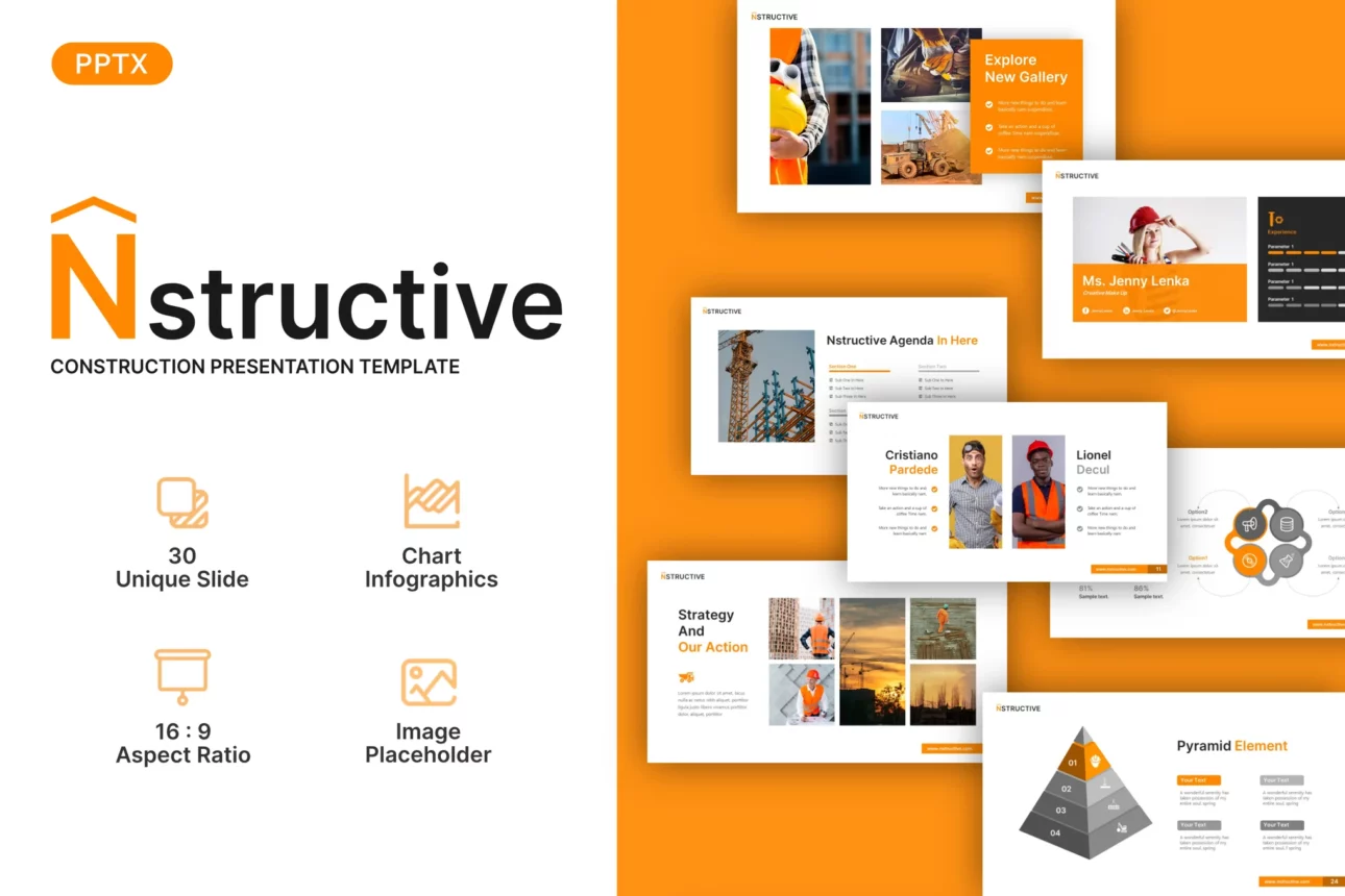 Nstructive Construction Presentation Template