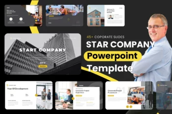 START COMPANY PowerPoint Presentation Template