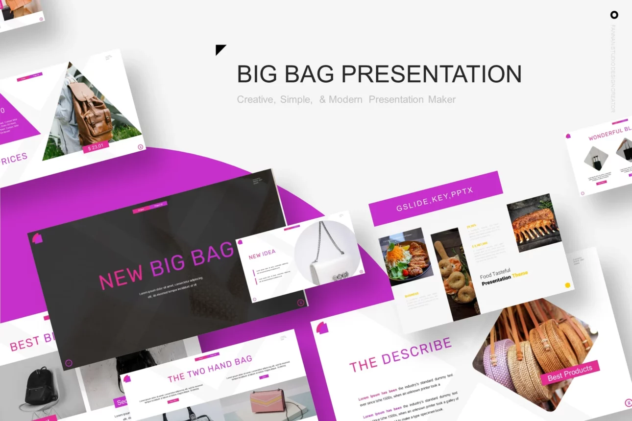 New Big Bag Presentation Template