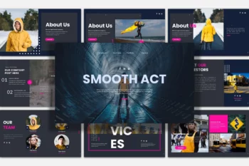 Smooth Act Powerpoint Presentation Template