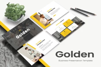 GOLDEN Business Powerpoint Template