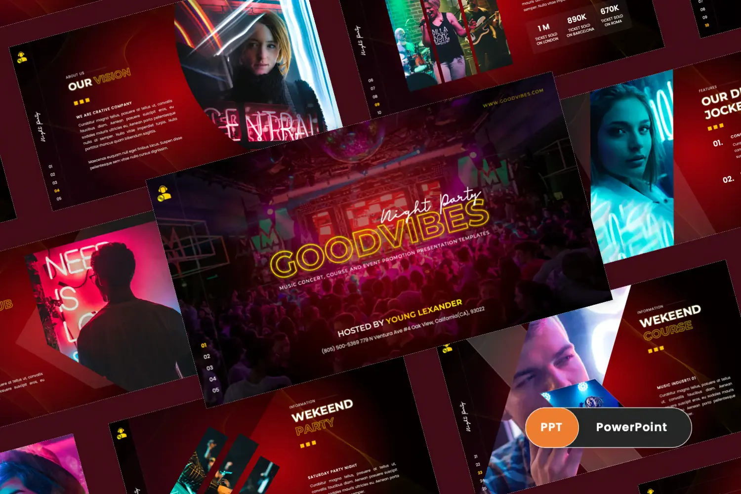 Good Vibes - Music & Disc Jockey PowerPoint