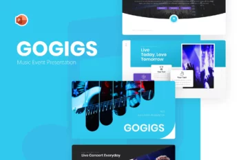 Gogigs Music Event Powerpoint Template