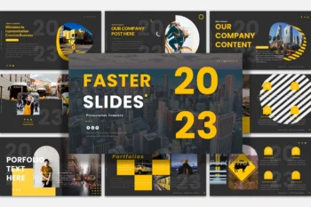 Faster Slides Powerpoint Presentation Template