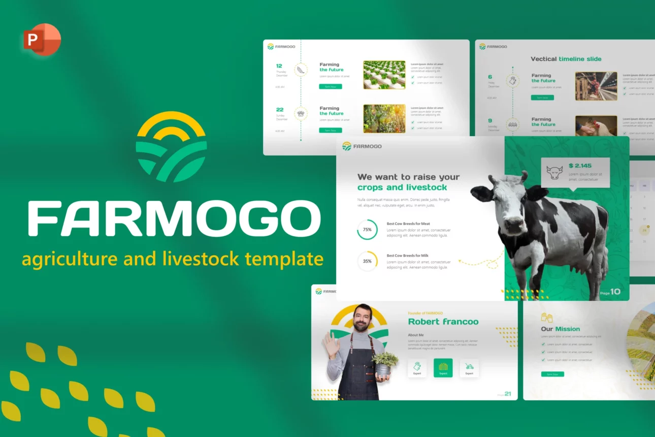 Farmogo Agriculture PowerPoint Template