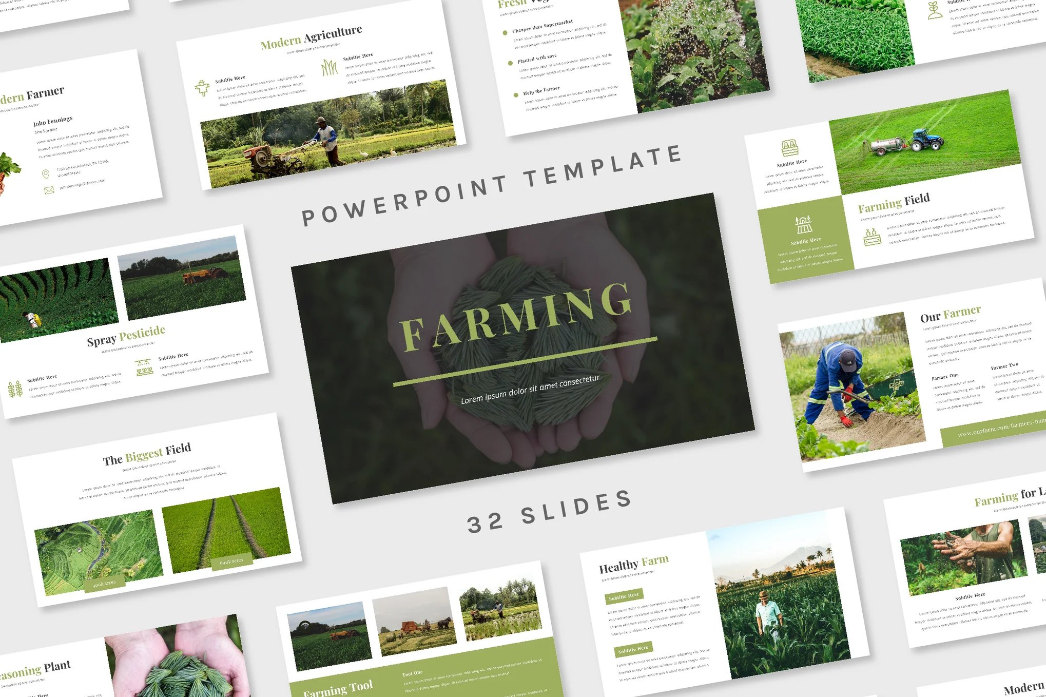 77 Farming - Powerpoint Template