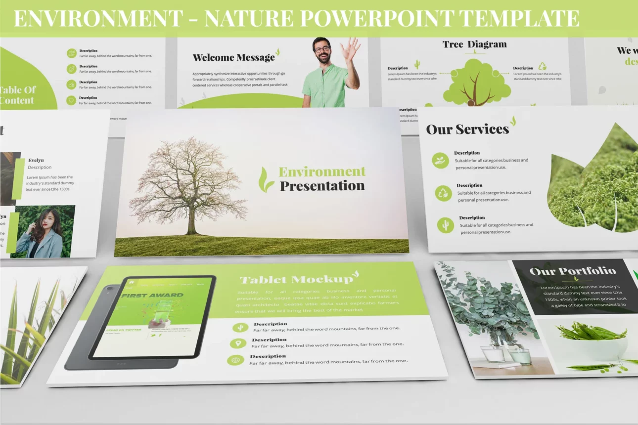 Environment - Nature Powerpoint Template