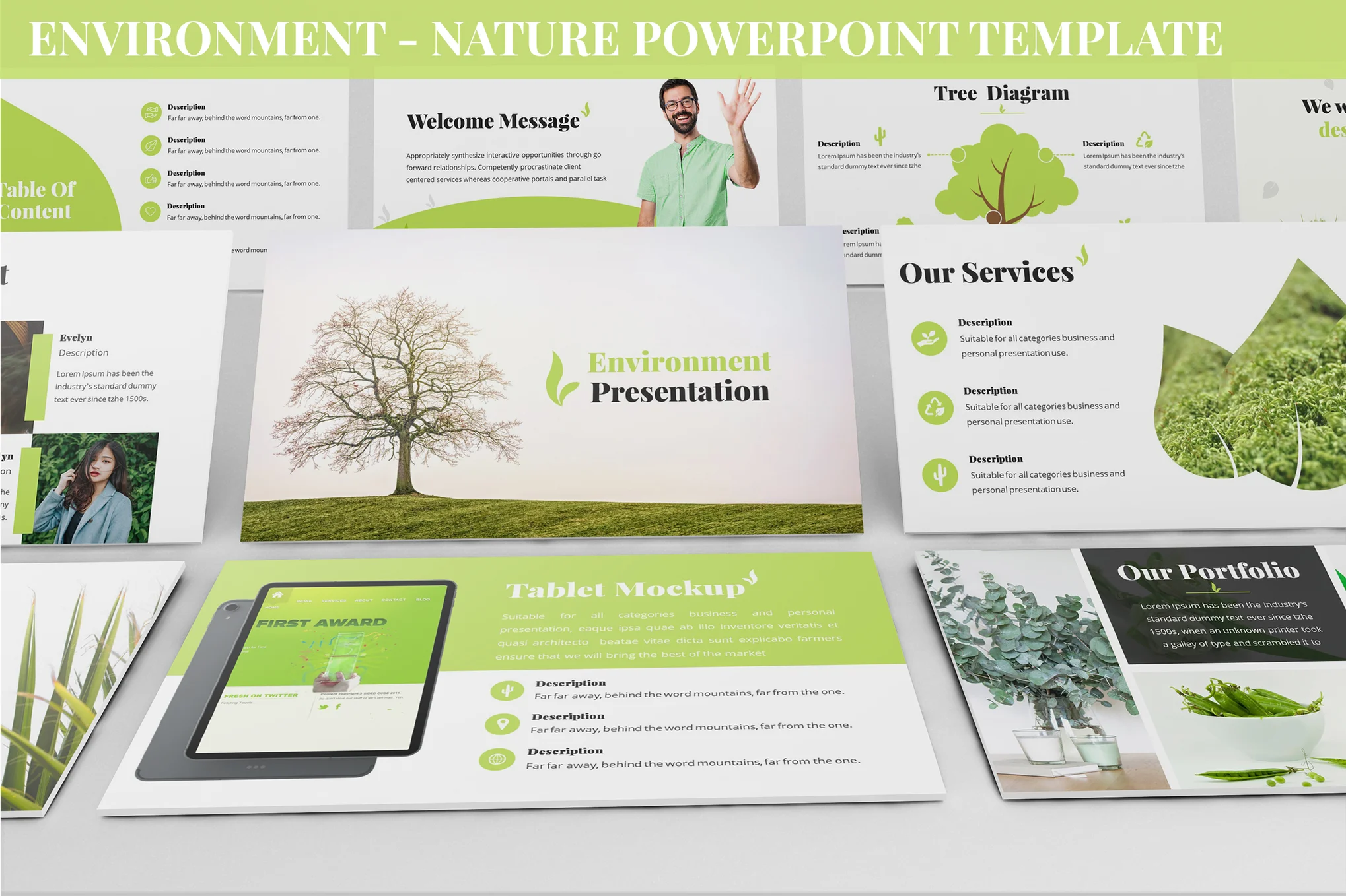 Environment - Nature Powerpoint Template