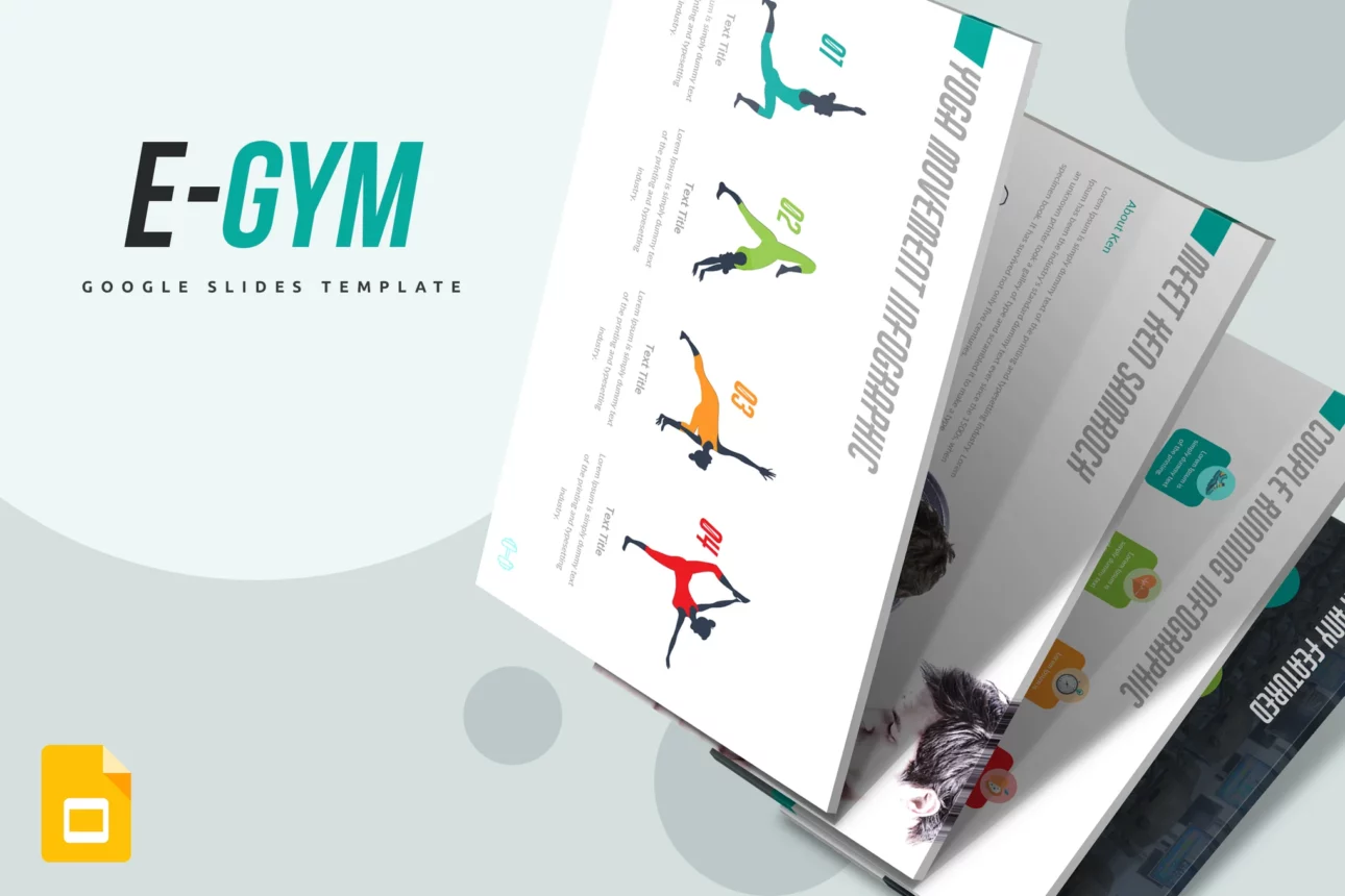 71 E-Gym Google Slides Template
