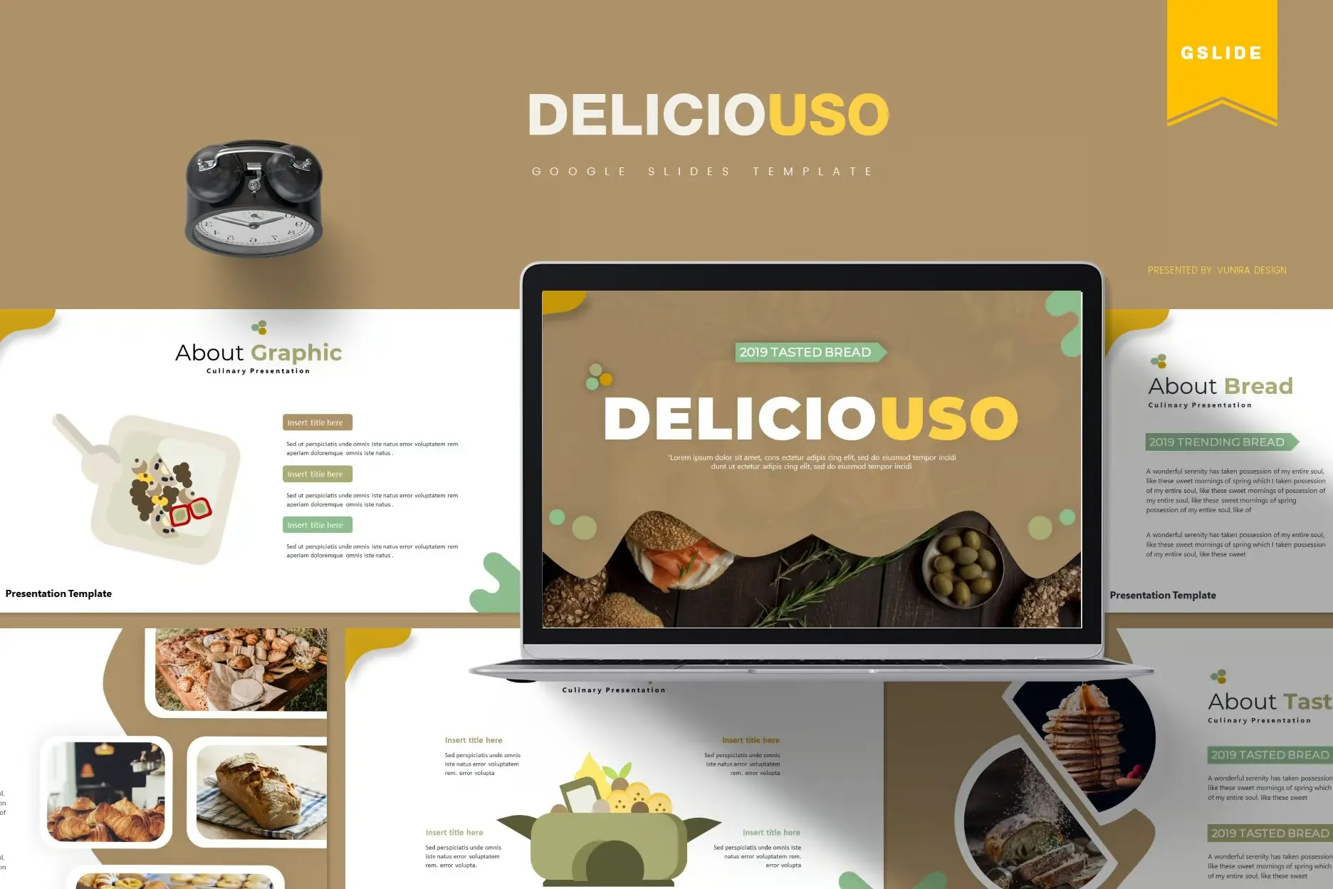 Deliciousi | Google Slides Template