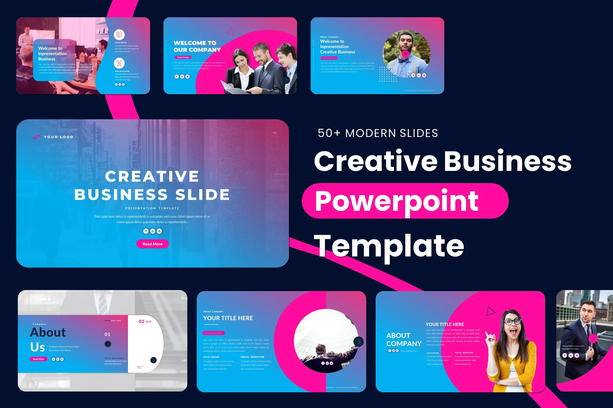 Creative Business Slide PowerPoint Template