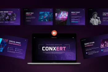 Conxert - Music Creative Powerpoint Template