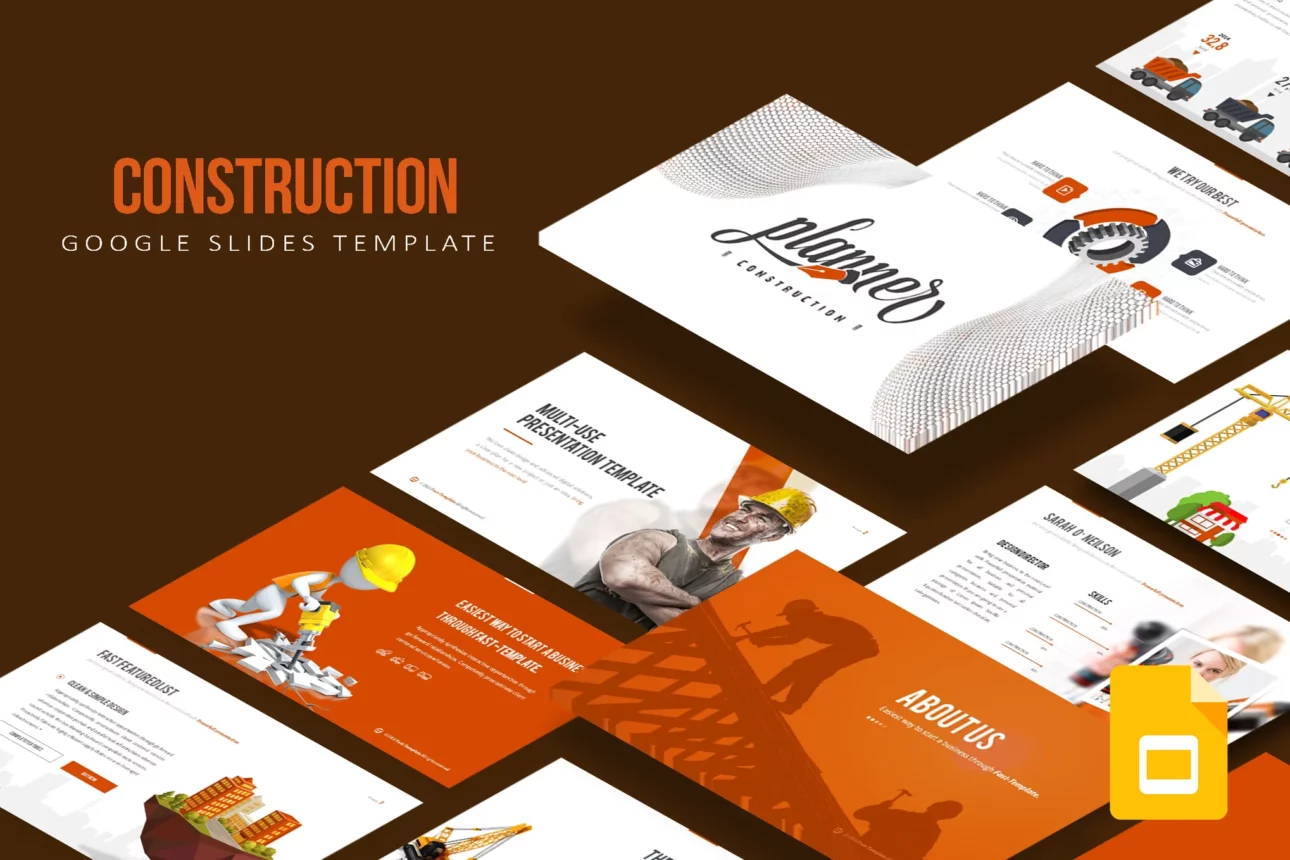 Construction Google Slides Template