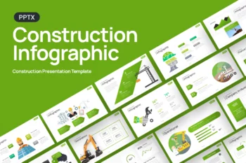 Construction Infographic Presentation Template