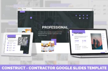 Construct - Contractor Google Slides Template
