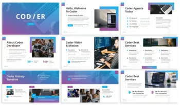 Coder - Development Powerpoint Template