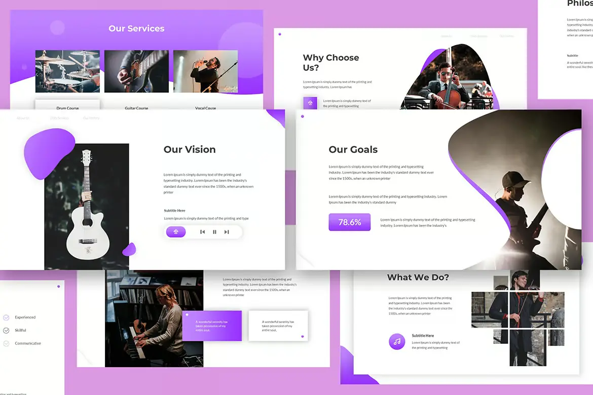 Chordia - Music Powerpoint Template