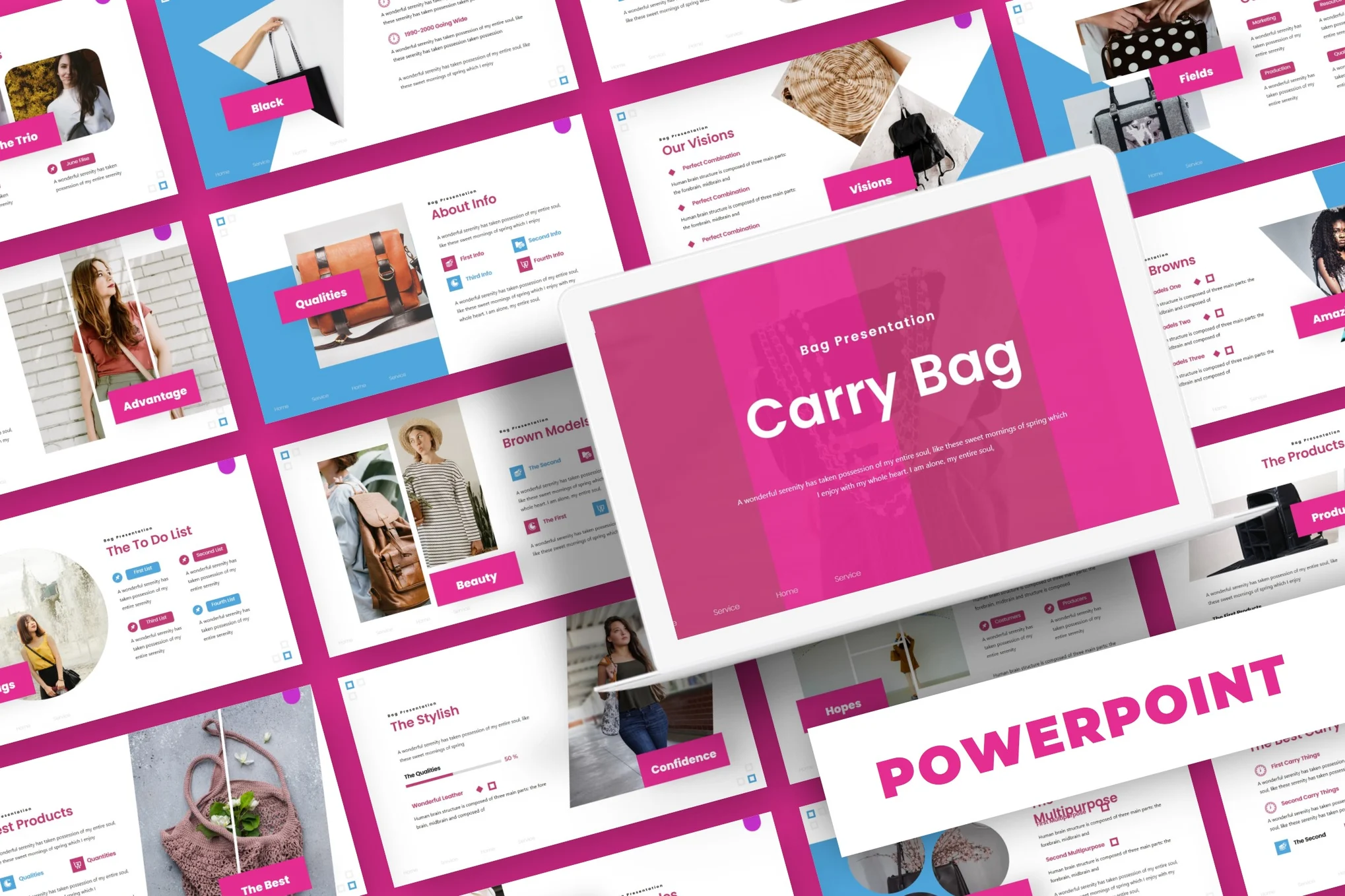 Carry Bag - Powerpoint Template