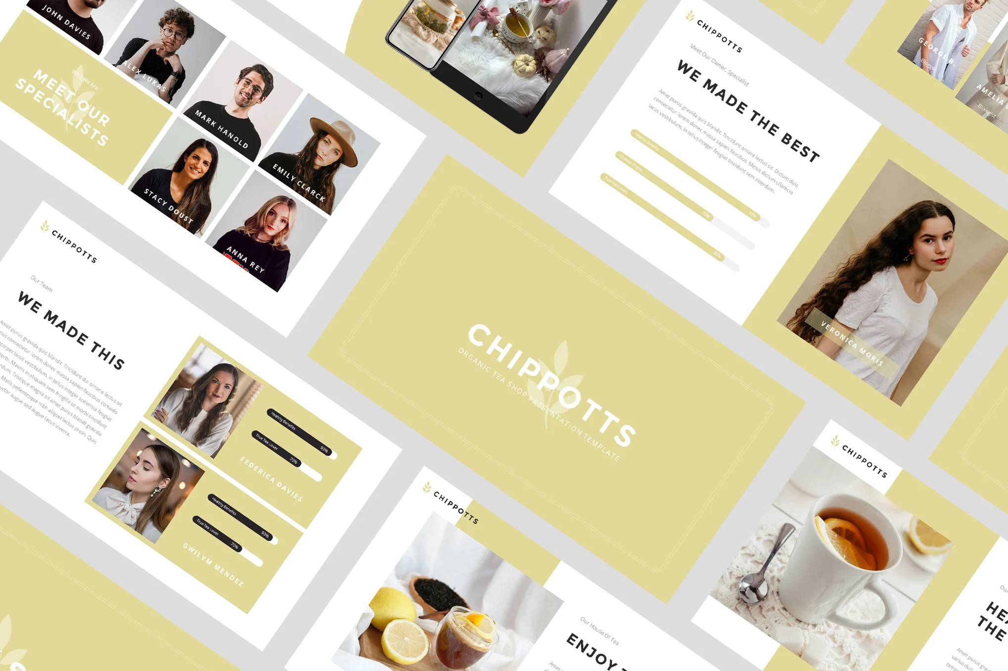 Chippotts – Organic Tea Shop & House PowerPoint