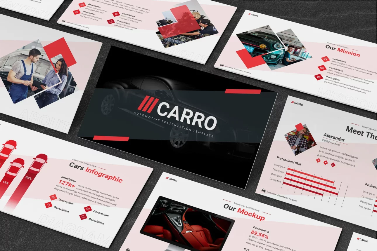 Carro - Automotive Powerpoint Template
