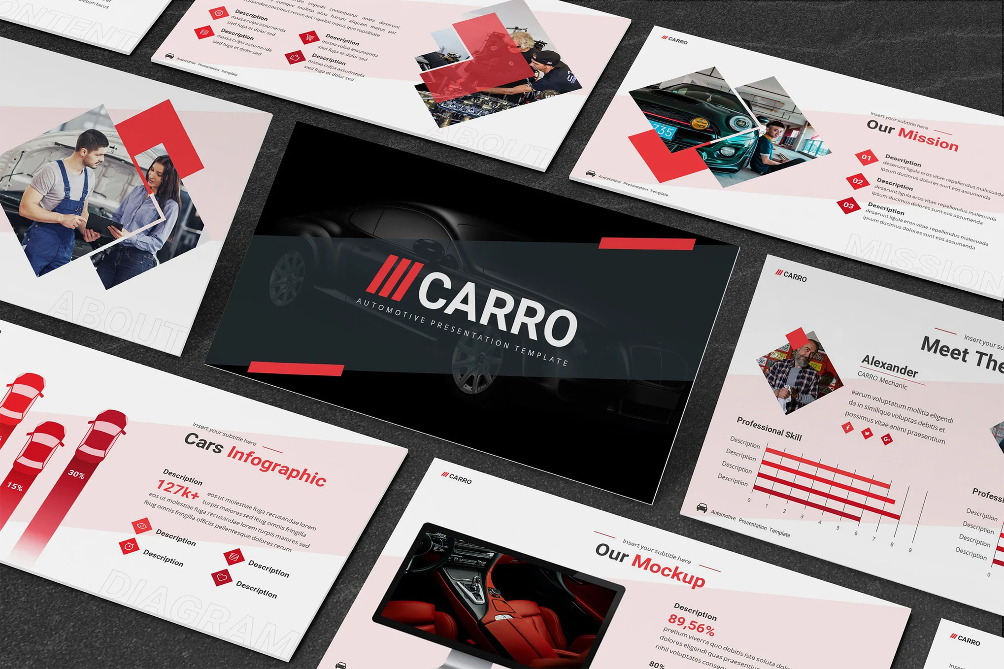 Carro - Automotive Powerpoint Template