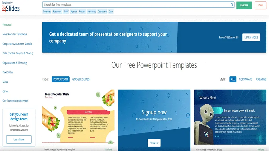 قوالب بوربوينت مجانية