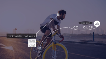 Minimalistic Call Out Titles 4k