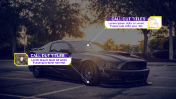 Glitch Call Out Titles 4k