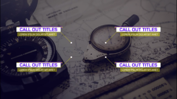 Glitch Call Out Titles 4k