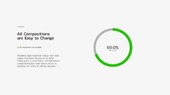 Minimalistic Pie Charts | MOGRT