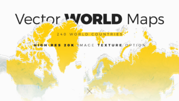 World Map Pro / MOGRT / Infographics