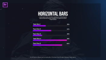Horizontal Bar Charts for Premiere Pro