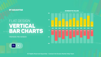 Flat Infographics Vertical Bar Charts l MOGRT