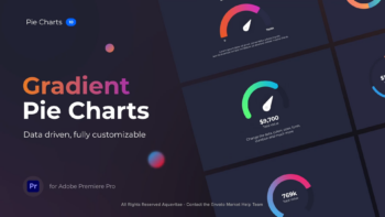 Gradient Pie Charts l MOGRT for Premiere Pro