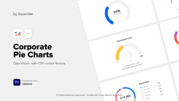 CSV Driven Corporate Pie Charts l MOGRT for Premiere Pro