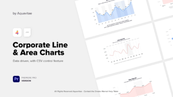 CSV Driven Corporate Area & Line Charts l MOGRT for Premiere Pro