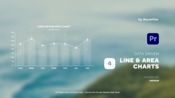 Simple Line & Area Charts l MOGRT for Premiere Pro