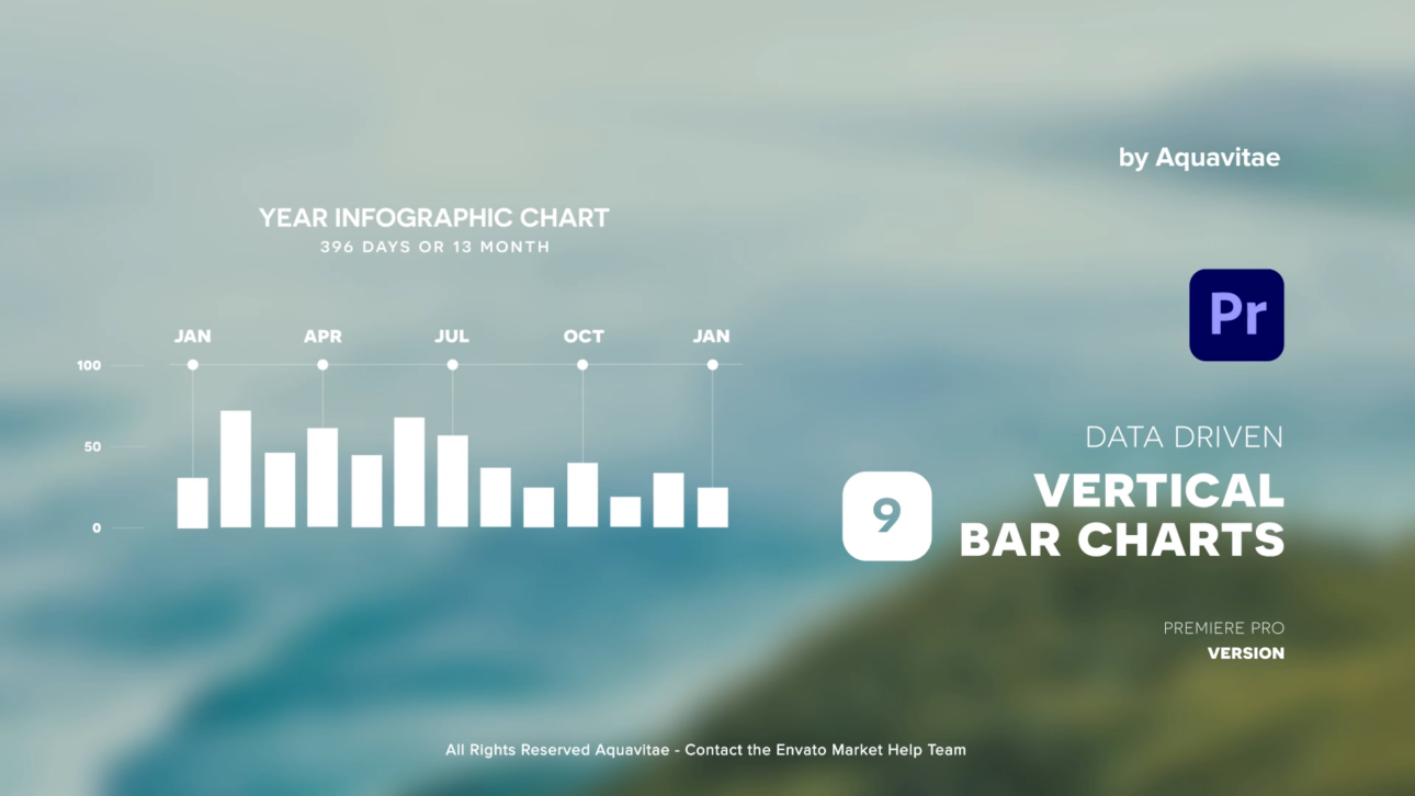 Simple Vertical Bar Charts l MOGRT for Premiere Pro