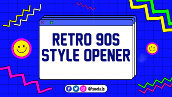 Retro 90s Style Opener MOGRT