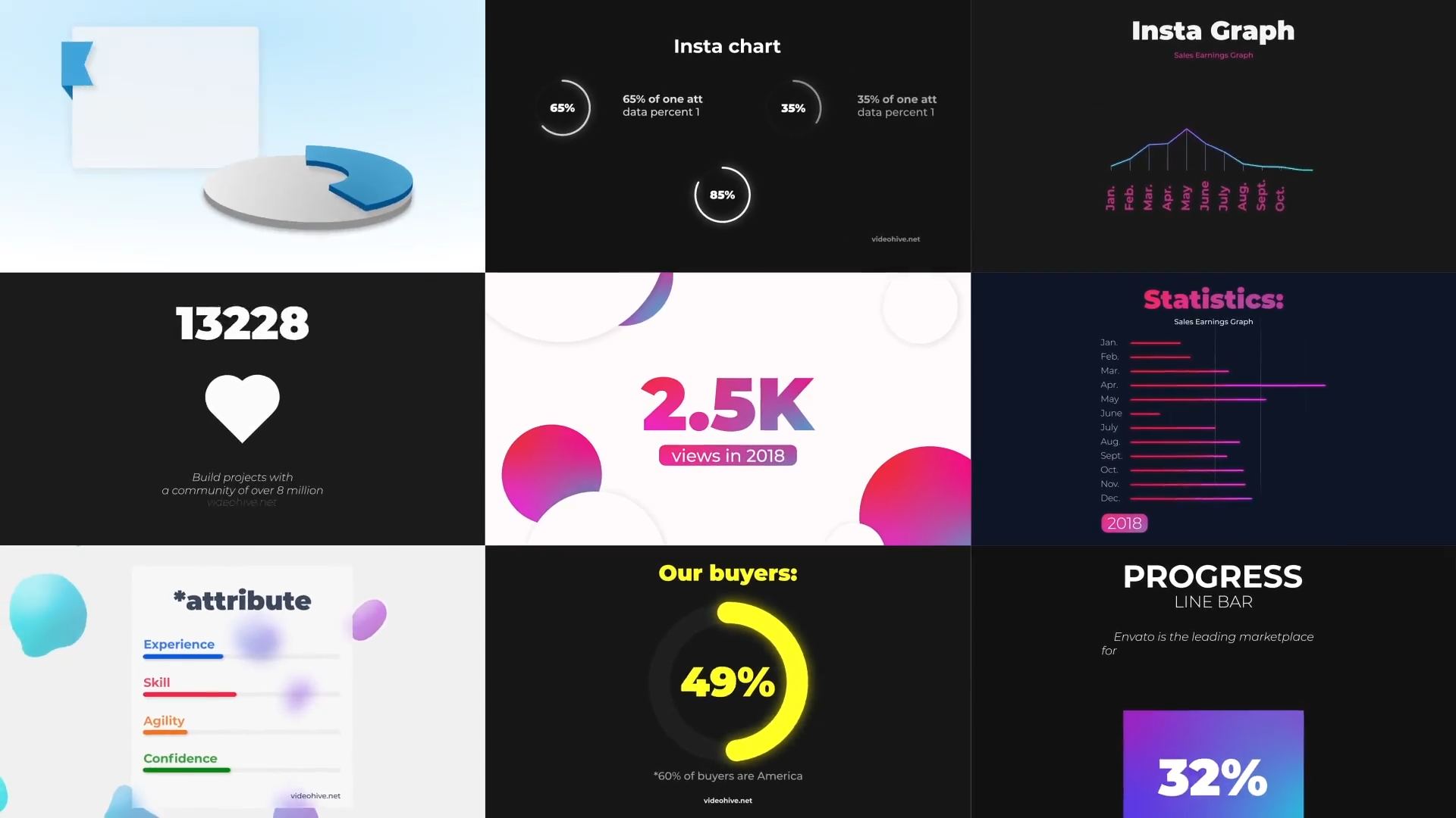 Easy Infographic For Premiere