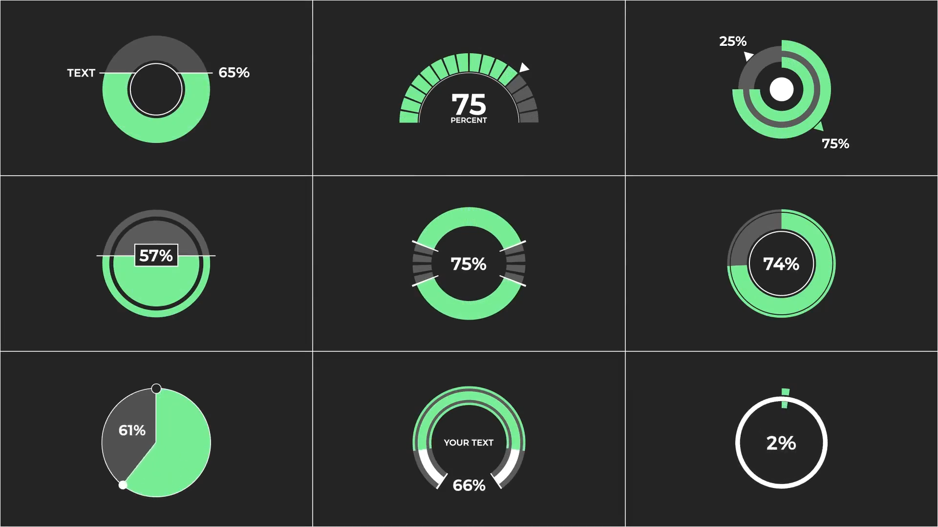 Circle Infographic | Premiere Pro