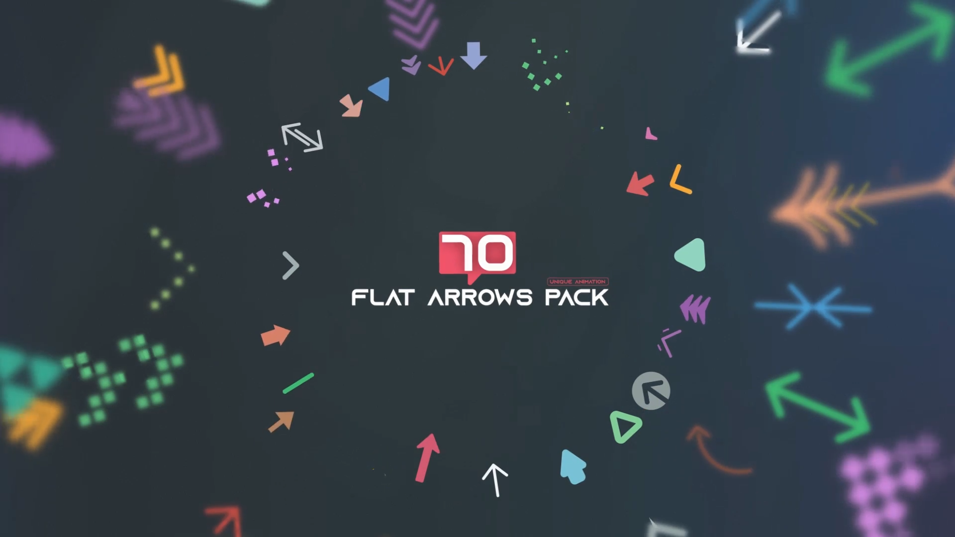 Flat Arrows MOGRT Pack