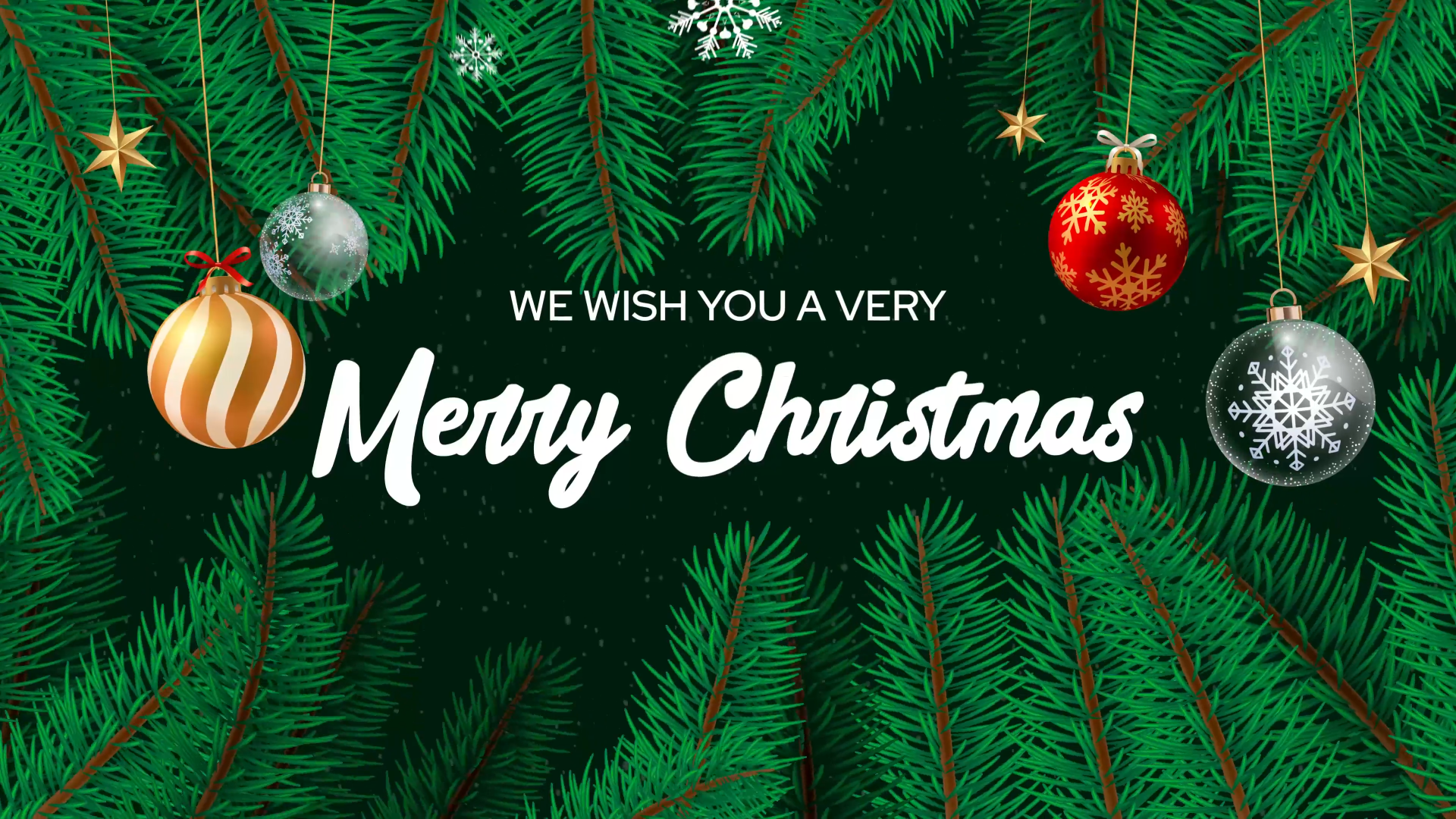 Merry Christmast Slides Opener MOGRT